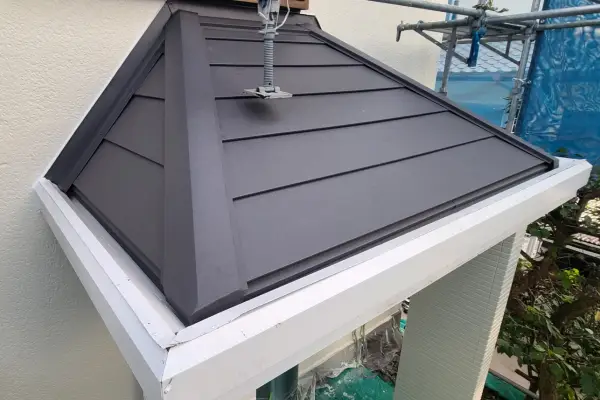 軒先板金の交換工事
